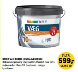 XL-BYG DYRUP VÆG 10 MAT EKSTRA DÆKKENDE tilbud