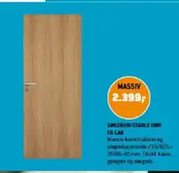 XL-BYG SWEDOOR STABLE DOR EG LAK tilbud