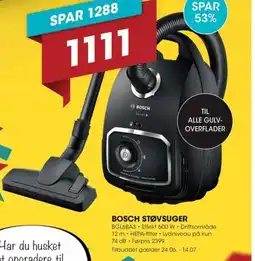 Punkt1 BOSCH STØVSUGER tilbud