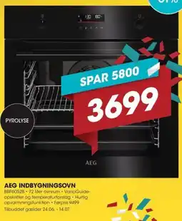 Punkt1 AEG INDBYGNINGSOVN tilbud
