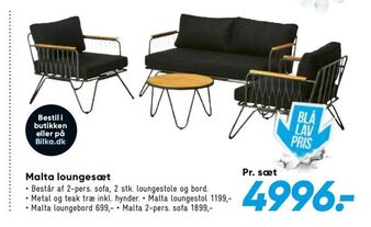 Bilka Malta loungesæt tilbud