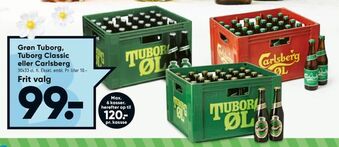 Bilka Grøn Tuborg, Tuborg Classic eller Carlsberg tilbud