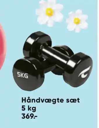 Håndvægte sæt 5 kg