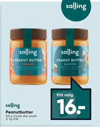 Bilka Peanutbutter tilbud