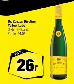 Calle Dr. Zenzen Riesling Yellow Label tilbud