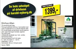 Harald Nyborg Drivhus Altan tilbud