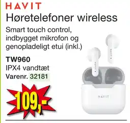 Harald Nyborg Høretelefoner wireless tilbud