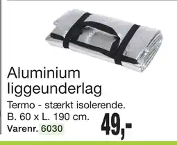 Harald Nyborg Aluminium liggeunderlag tilbud