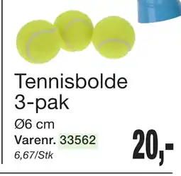 Tennisbolde 3-pak