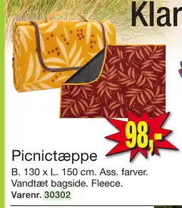 Harald Nyborg Picnictæppe tilbud