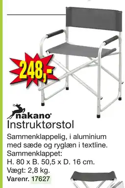Harald Nyborg Instruktørstol tilbud