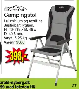 Harald Nyborg Campingstol tilbud