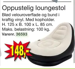 Harald Nyborg Oppustelig loungestol tilbud