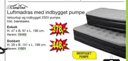 Harald Nyborg Luftmadras med indbygget pumpe tilbud