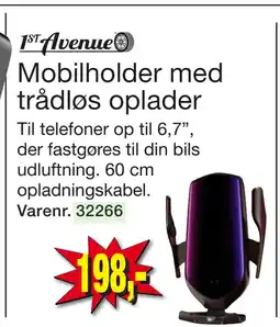 Harald Nyborg Mobilholder med trådløs oplader tilbud