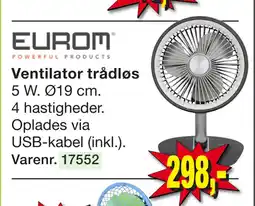 Harald Nyborg Ventilator trådløs tilbud