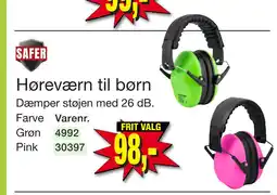 Harald Nyborg Høreværn til børn tilbud