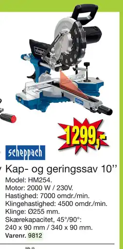 Harald Nyborg Kap- og geringssav 10’’ tilbud
