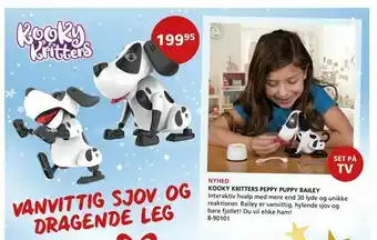 Kooky kritters peppy puppy bailey