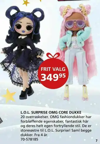 Kon-Tur L.o.l. surprise omg core dukke tilbud