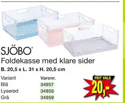 Harald Nyborg Foldekasse med klare sider tilbud