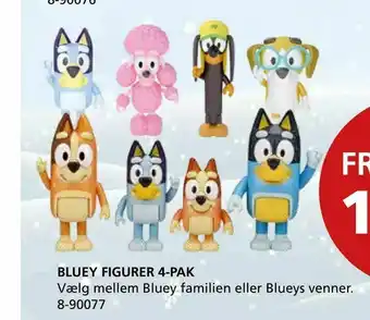 Kon-Tur Bluey figurer 4-pak tilbud
