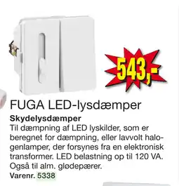 Harald Nyborg FUGA LED-lysdæmper tilbud
