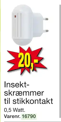 Harald Nyborg Insektskræmmer til stikkontakt tilbud