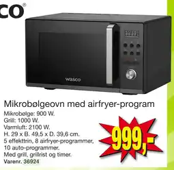 Harald Nyborg Mikrobølgeovn med airfryer-program tilbud