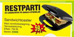 Harald Nyborg Sandwichtoaster tilbud