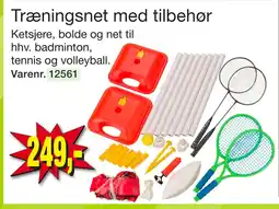 Harald Nyborg Træningsnet med tilbehør tilbud
