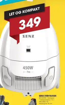 Punkt1 SENZ STØVSUGER tilbud