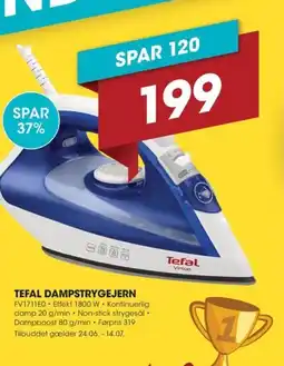 Punkt1 TEFAL DAMPSTRYGEJERN tilbud