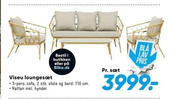 Bilka Viseu loungesæt tilbud