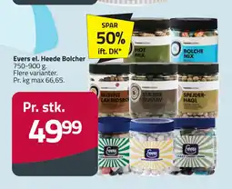 Fleggaard Evers el. Heede Bolcher tilbud