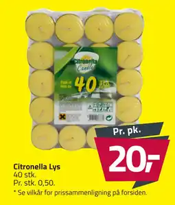 Fleggaard Citronella Lys tilbud