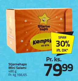 Fleggaard Stjernehaps Mini Salami tilbud