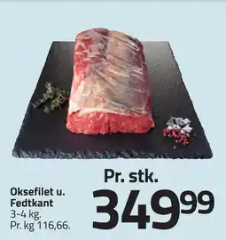 Fleggaard Oksefilet u. Fedtkant tilbud