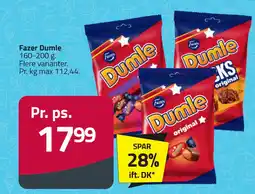 Fleggaard Fazer Dumle tilbud