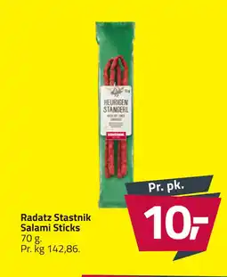 Fleggaard Radatz Stastnik Salami Sticks tilbud