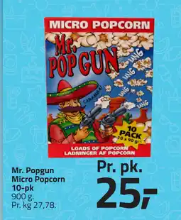 Fleggaard Mr. Popgun Micro Popcorn 10-pk tilbud