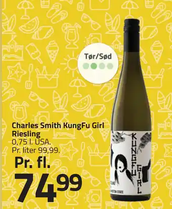 Fleggaard Charles Smith KungFu Girl Riesling tilbud