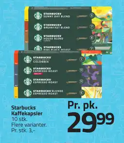 Fleggaard Starbucks Kaffekapsler tilbud