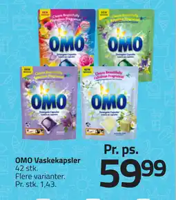 Fleggaard OMO Vaskekapsler tilbud