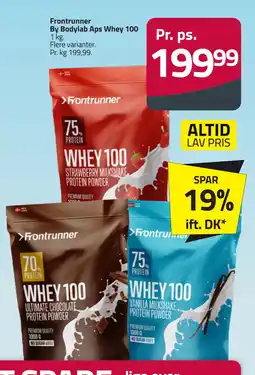 Fleggaard Frontrunner By Bodylab Aps Whey 100 tilbud
