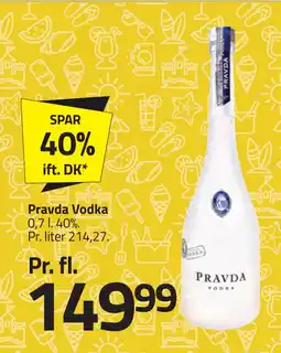 Fleggaard Pravda Vodka tilbud