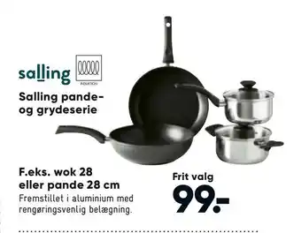 Bilka Salling pande og grydeserie tilbud