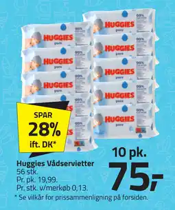 Fleggaard Huggies Vådservietter tilbud