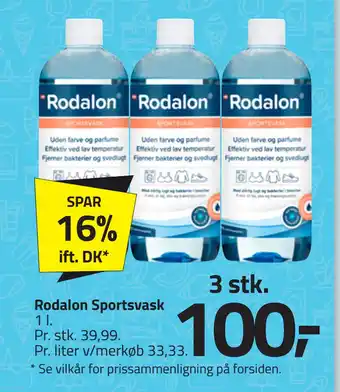 Fleggaard Rodalon Sportsvask tilbud