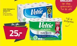 Fleggaard Veltie Toiletpapir el. Køkkenrulle tilbud